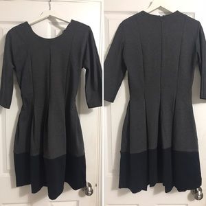 Gap Long Sleeve Colorblock Dress