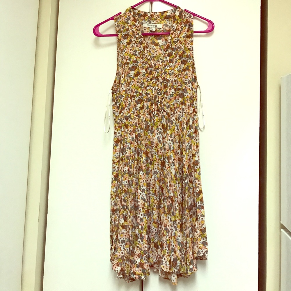 Floral collared dress