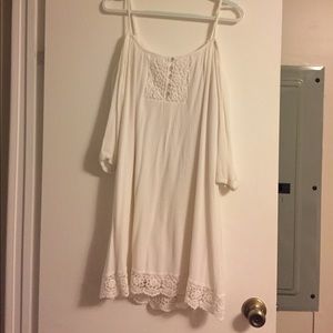 White Off-The-Shoulder Dress