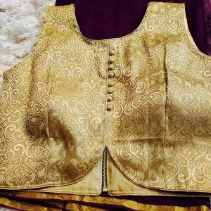 NEW- Wine color pure chiffon saree 🍇 SALE!