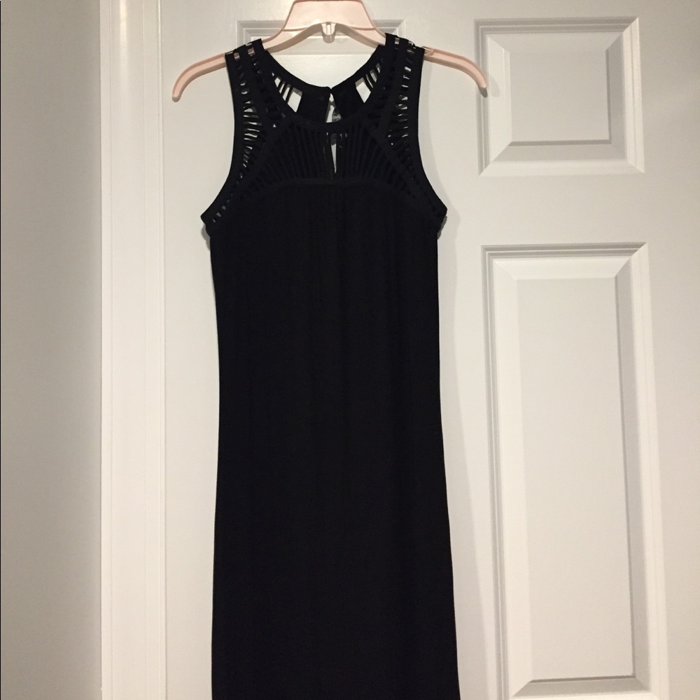 Black maxi dress