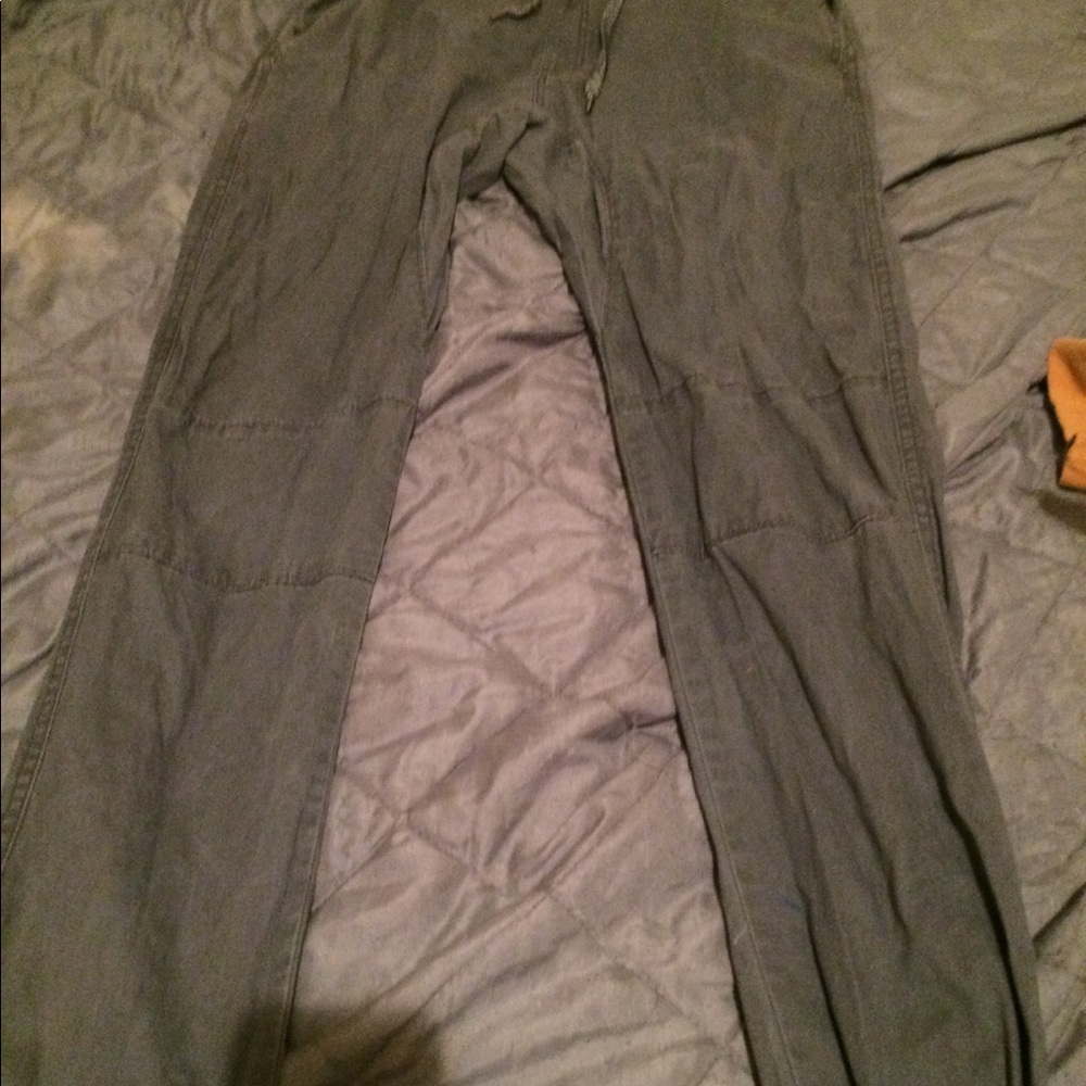 Gray joggers size large