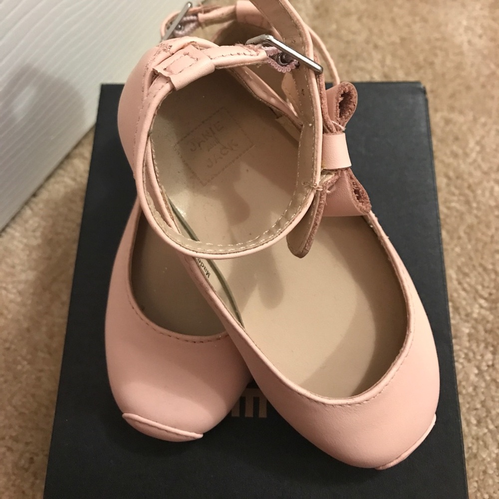 Pink ballet flats