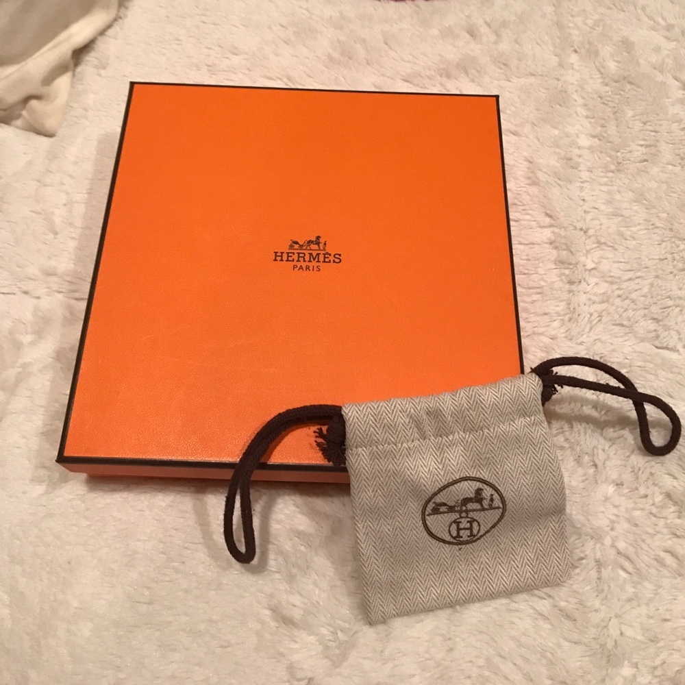 Hermes gift box and jewelry bag