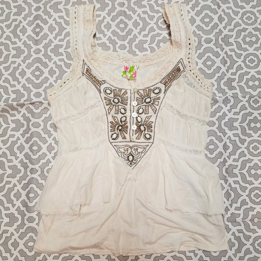 Free People Beaded Tank - 4