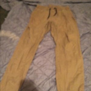 Tan joggers size med