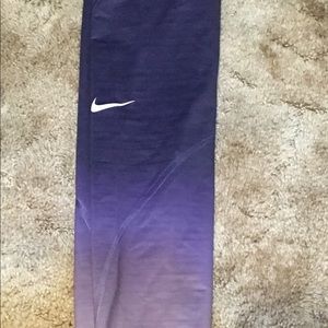 Nike Pro purple ombré pants