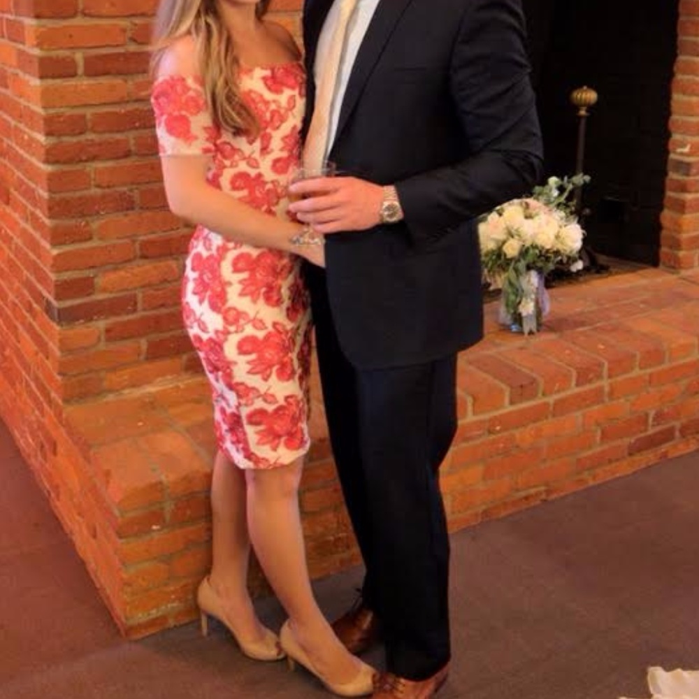 Karl Lagerfeld- Embroidered Floral Dress