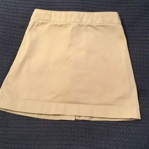 Land's End school uniform khaki skort