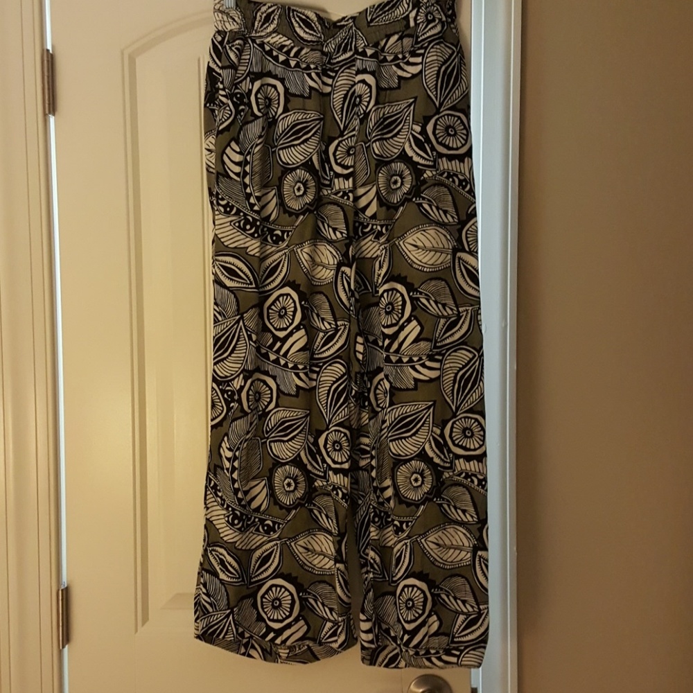 LOFT printed fluid pants