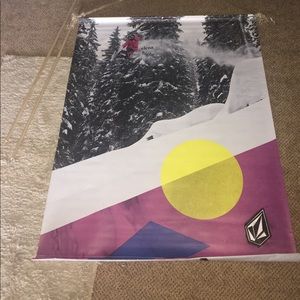 Volcom snowboarding double sides poster !!!