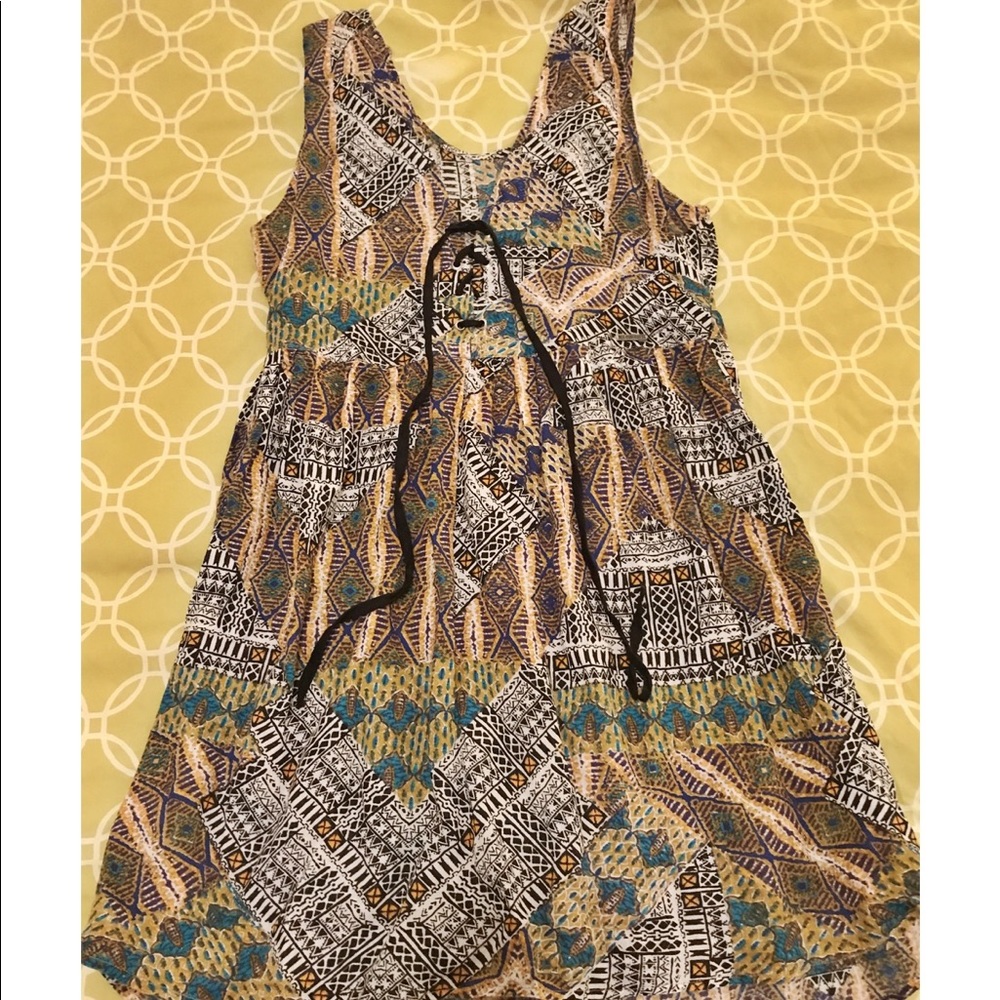 Element Tie-back Babydoll Dress