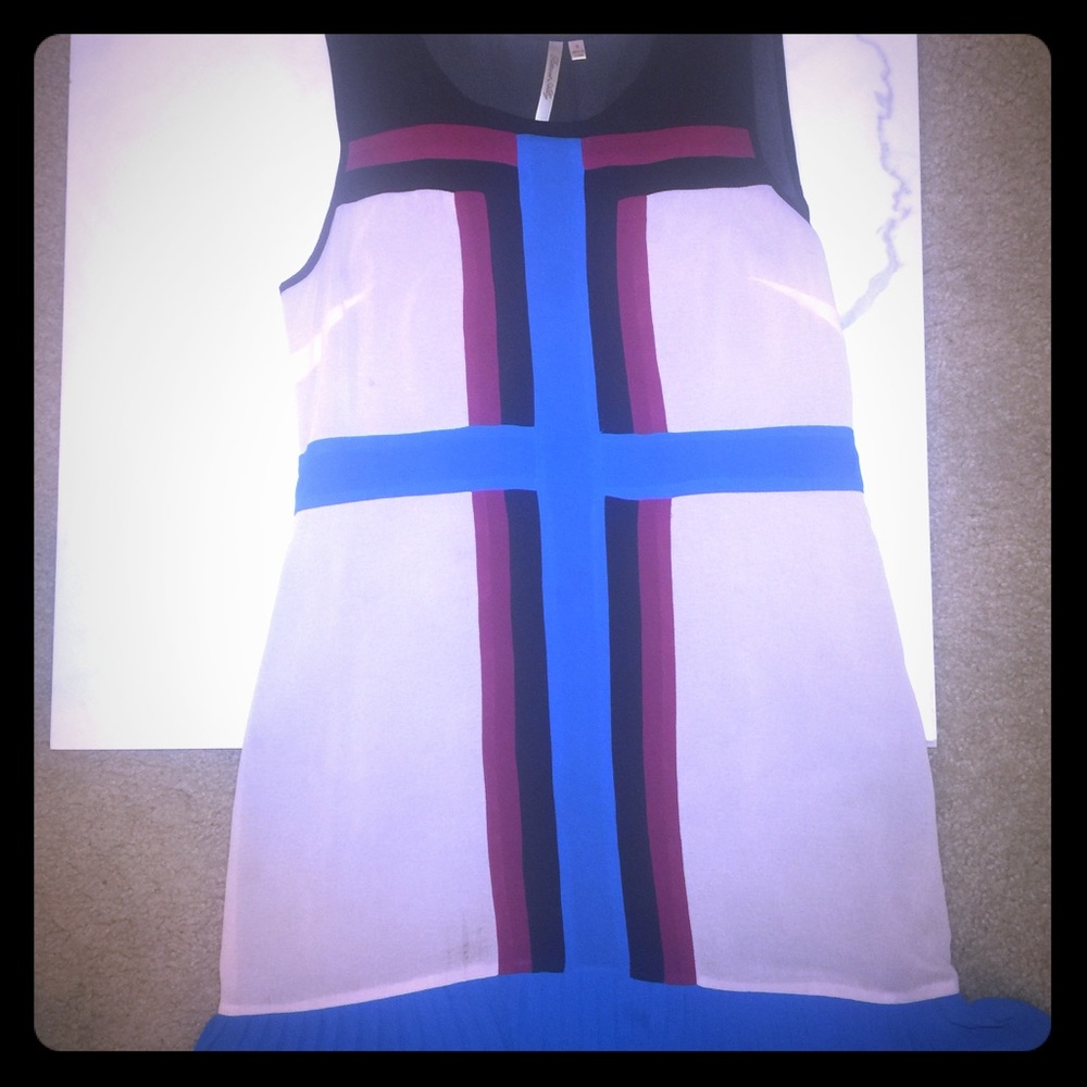 Dress with Pleats on Bottom
