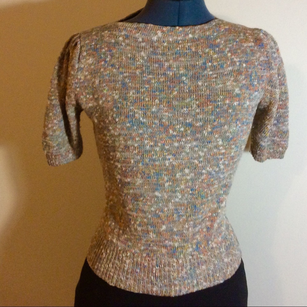 Vintage BAILA Knit Short-sleeve Top