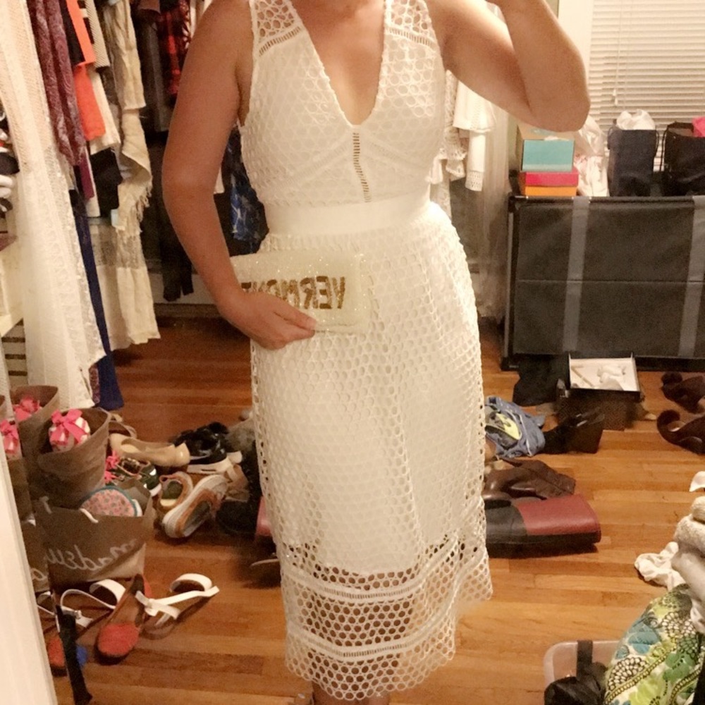 White dress