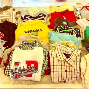 Lot of Boys Shirts/onesies (6-18 months)