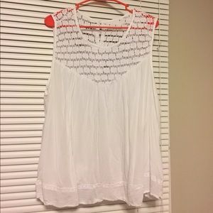 Old Navy thin white Top