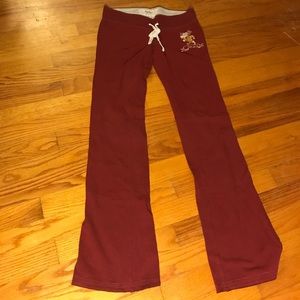 Maroon Abercrombie Lounge Pants