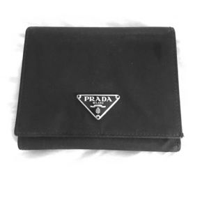 Authentic Prada bi-fold wallet