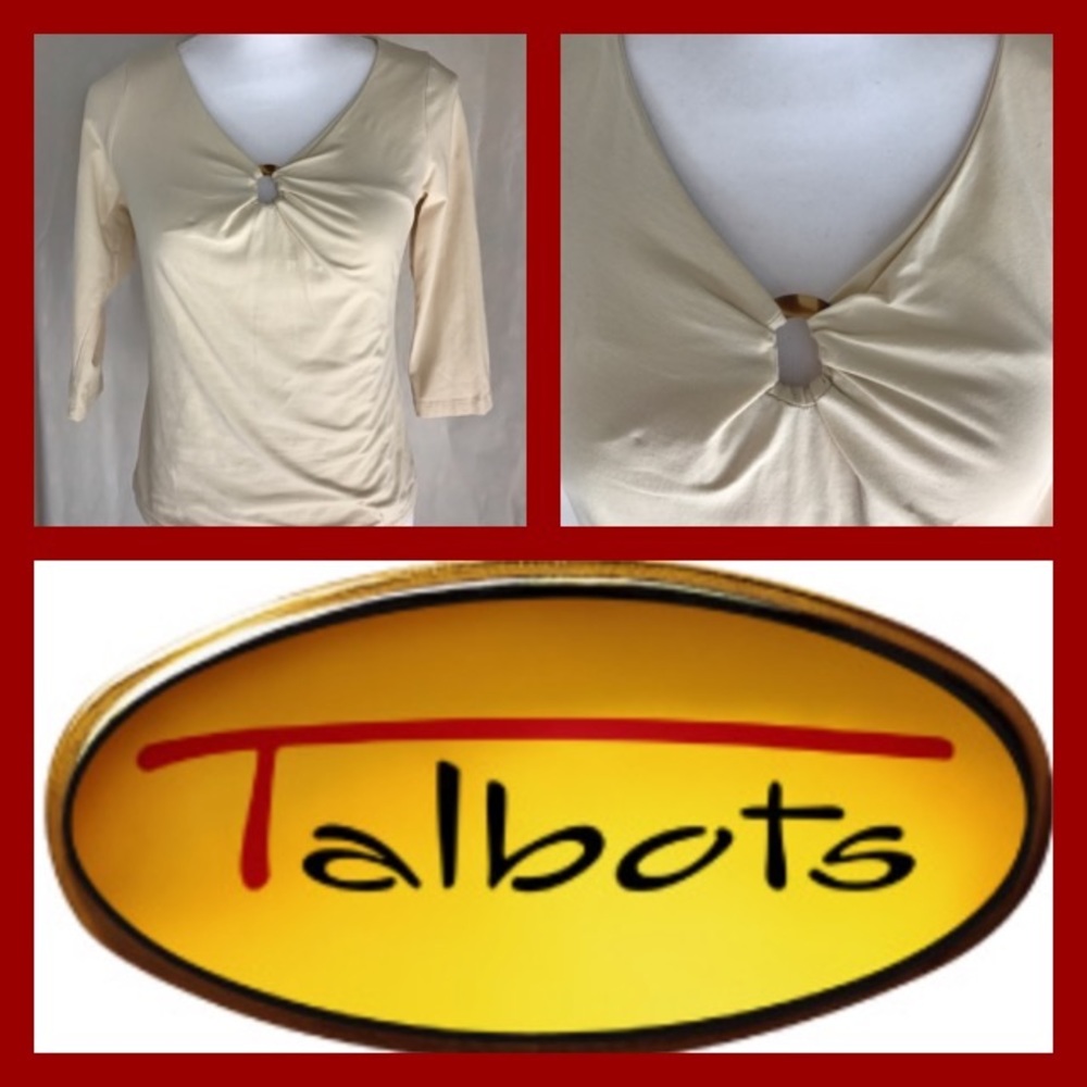 Talbots 3/4 Sleeve Blouse