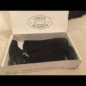 Steve Madden Amill Riding Boot (Wide Calf)