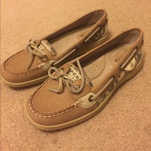 Cheetah Print Sperry Shoes