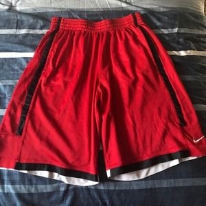 Red Nike Shorts!! Size Medium