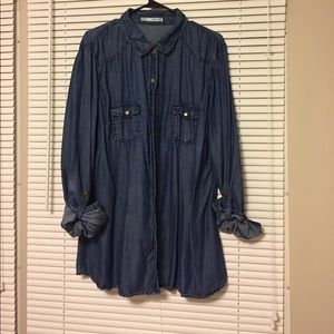 Maurice's Denim Button Shirt