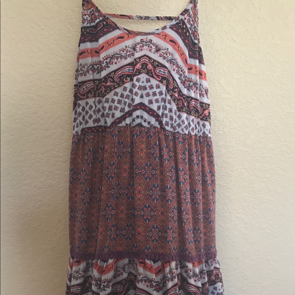 cute printed dress.