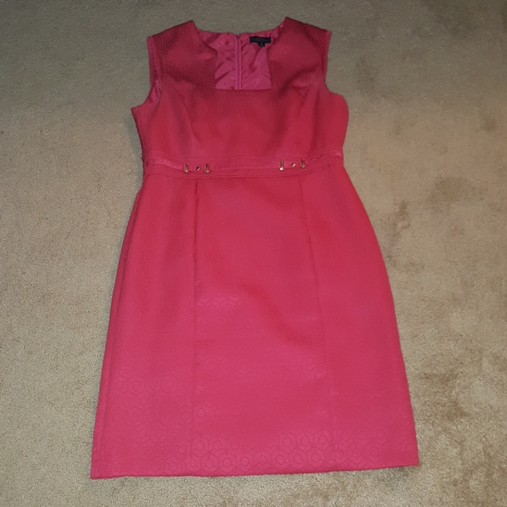 Tahari pink dress