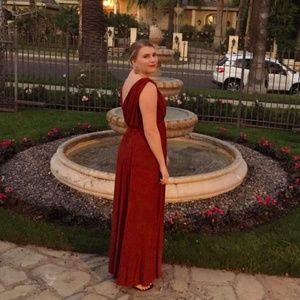 Banana Republic Knit V Neck Patio Dress L