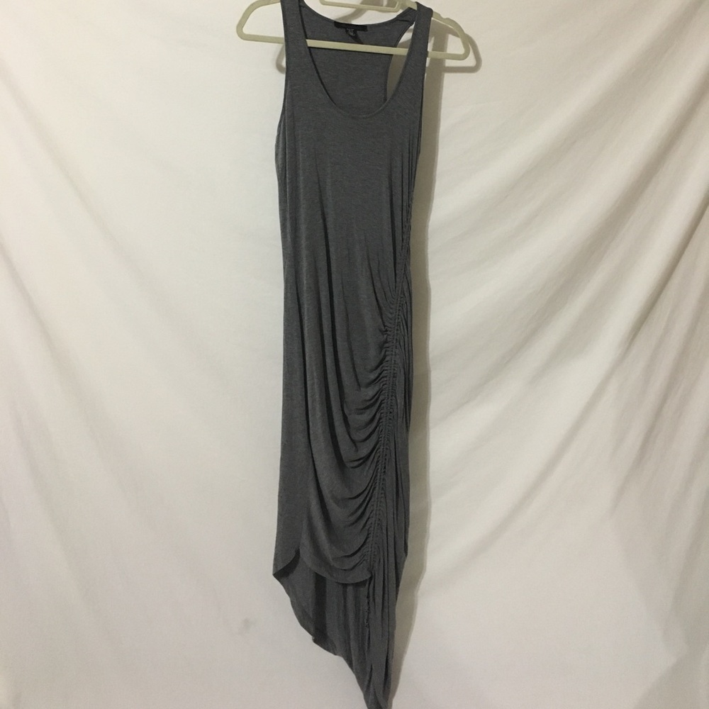Kenneth Cole cotton dress with rouched slit