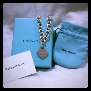 Tiffany & Co Heart Tag Necklace