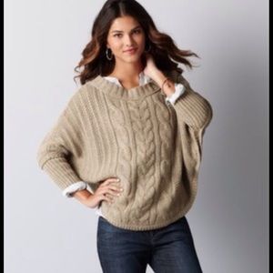 Loft sweater poncho