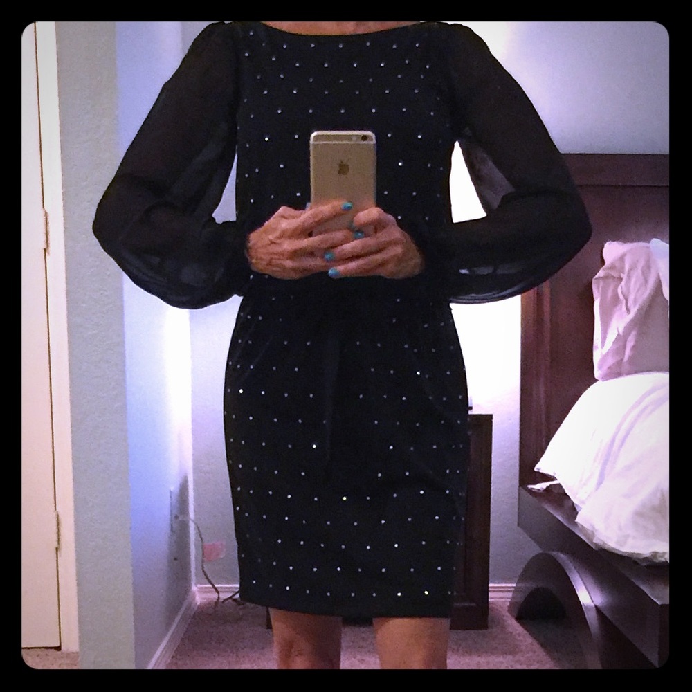 WHBM Formal LBD with gold accents!