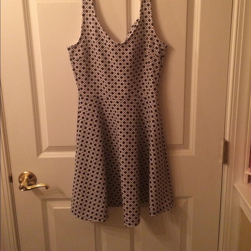 Black and white sun dress