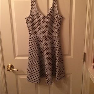 Black and white sun dress
