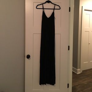 Black maxi dress