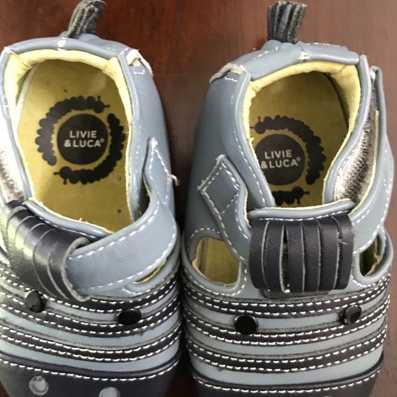 Livie and Luca Zebra Flat Crib Shoe - Picture 2 of 6