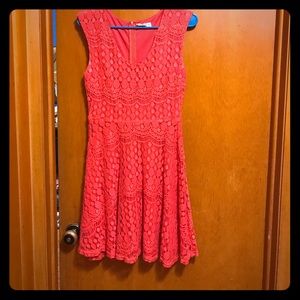 Coral dress from Francesca's, size medium
