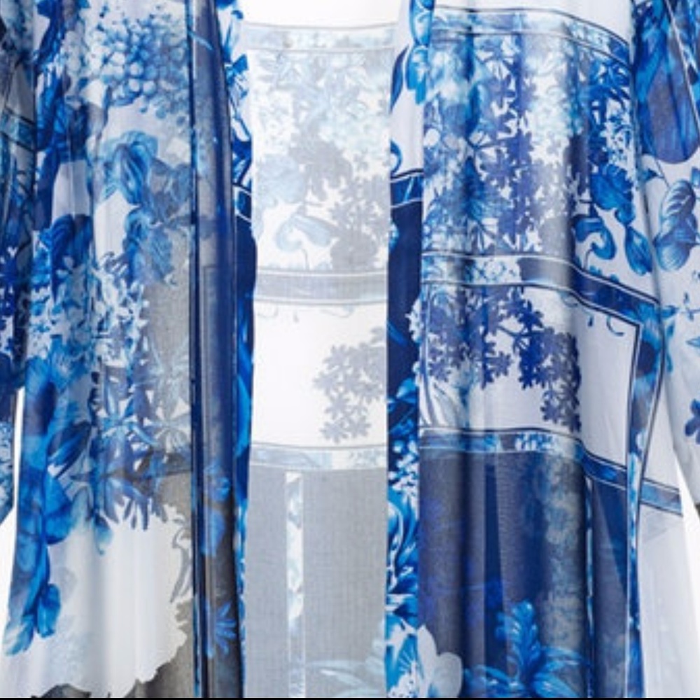 BNWT Chico's Patchwork Fringe Duster - Picture 5 of 8