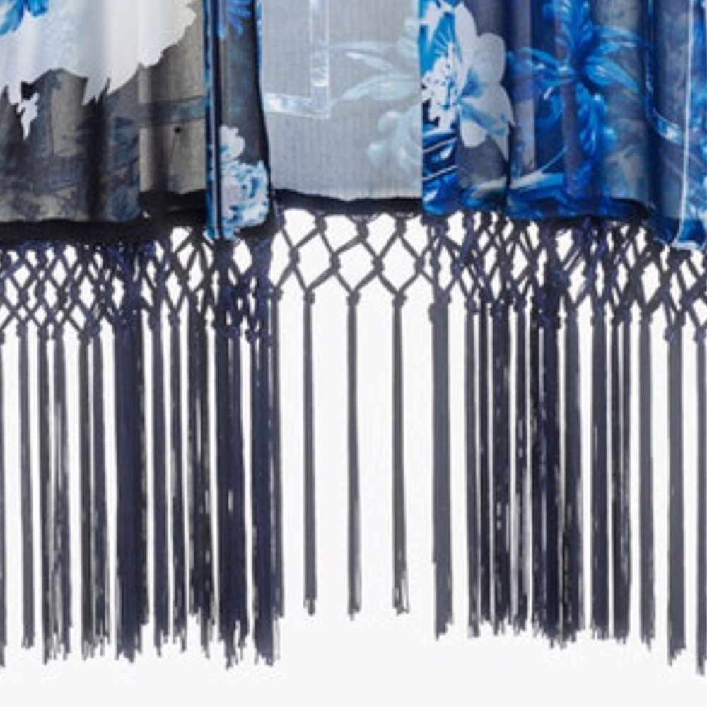 BNWT Chico's Patchwork Fringe Duster - Picture 6 of 8