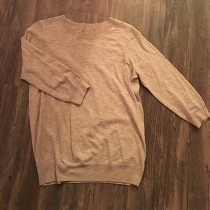 J crew quarter sleeve sweater