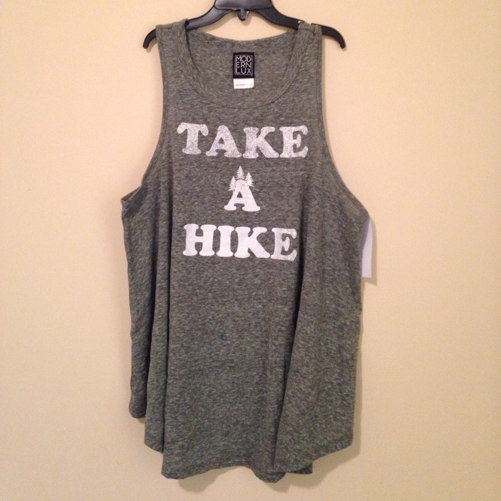 Take a hike muscle tee