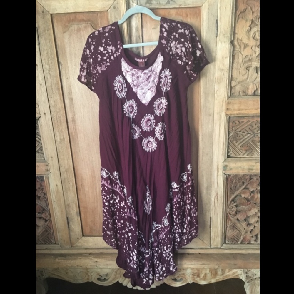 Relaxed Batik Look Dress