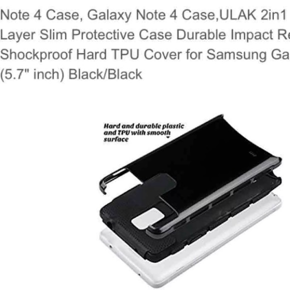 Galaxy Note 4 Cases and 10ft nylon charger - Picture 3 of 4