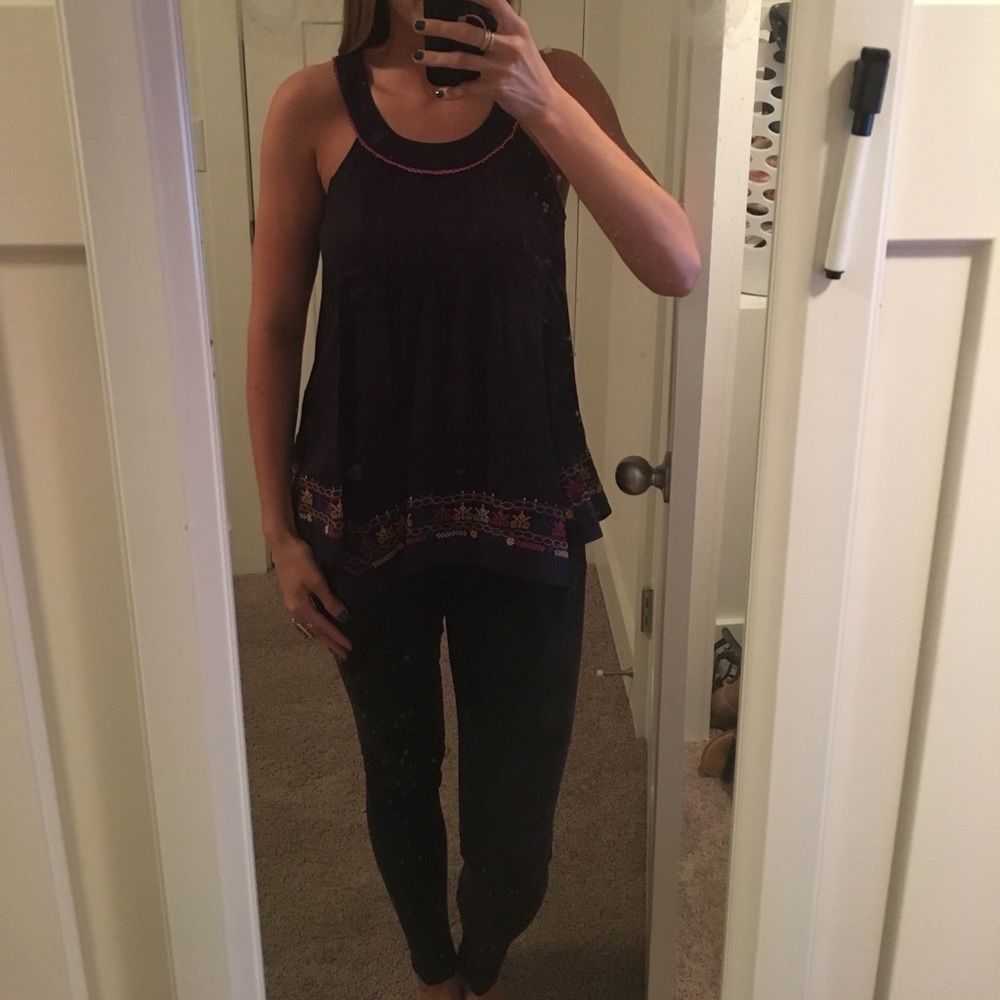 Boutique Halter Tank Blouse