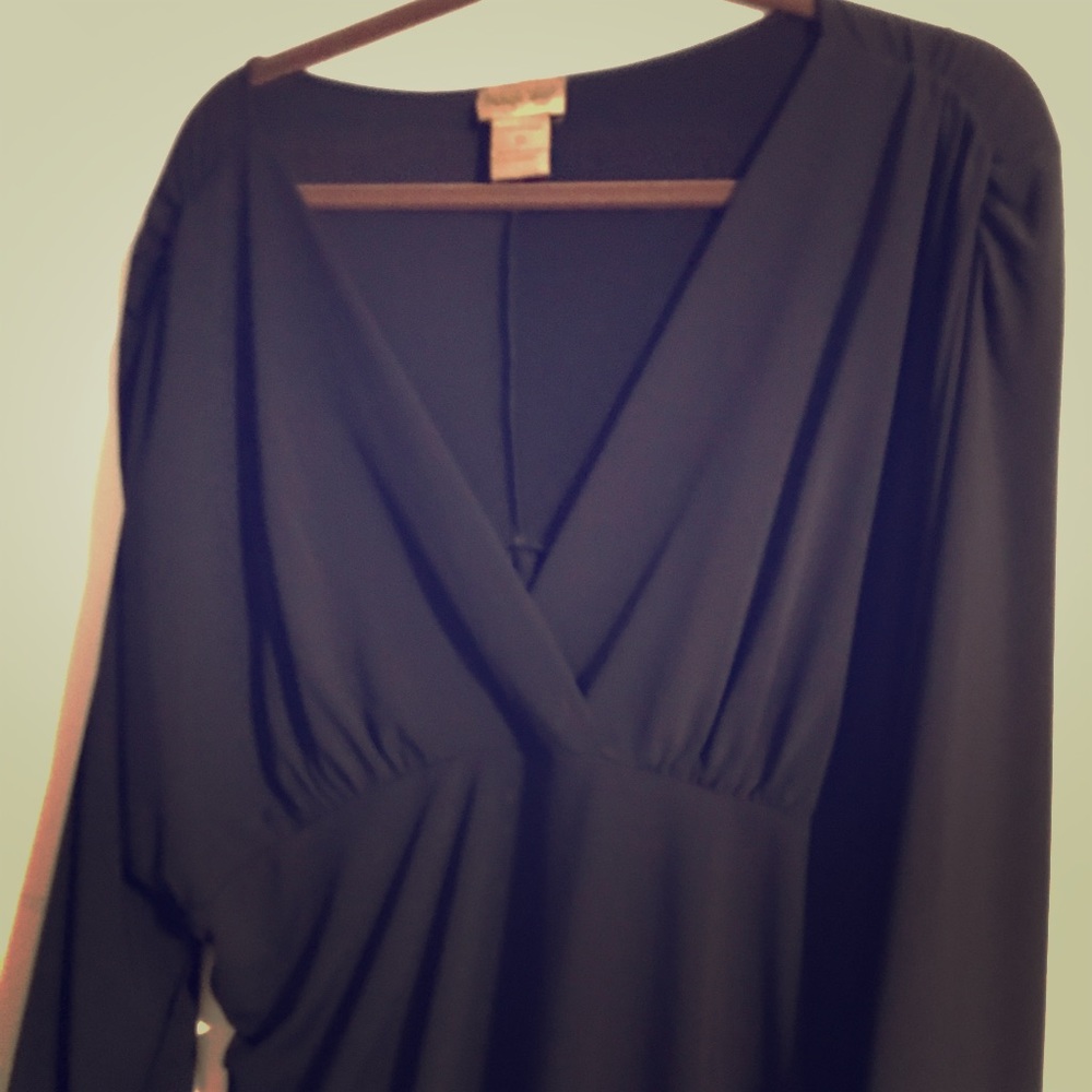 Shirred Knit Blouse