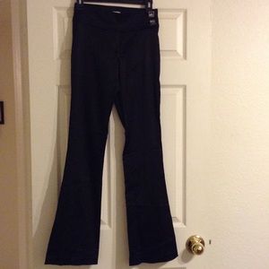 Cache black satin stretch pant Sz 0