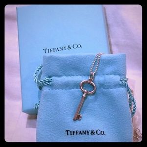 Tiffany & Co Key Pendant Necklace